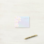 Gepersonaliseerd van het bureau van de Kolomventil Post-it® Notes (Op bureau)