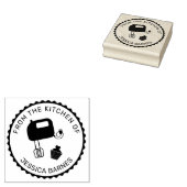Gepersonaliseerd vanuit de keuken 	rubberstempel (Gestempeld)