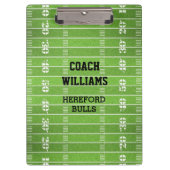 Gepersonaliseerd veld football klembord (Voorkant)