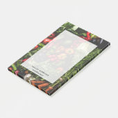 Gepersonaliseerd veld groenten, vers post-it® notes (Schuin)