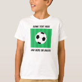 Gepersonaliseerd veld voetbal t-shirt (Voorkant)