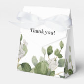 Gepersonaliseerd Ventilatordoos met cadeaus groene Bedankdoosjes (Voorkant Zijde)