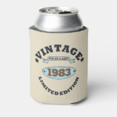 Gepersonaliseerd verjaardagscadeau blikjeskoeler (Blikje Achterkant)