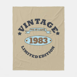 Gepersonaliseerd verjaardagscadeau fleece deken