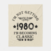 Gepersonaliseerd verjaardagscadeau fleece deken (Voorkant)