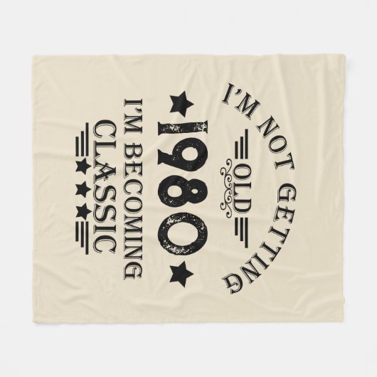 Gepersonaliseerd verjaardagscadeau fleece deken (Voorkant (Horizontaal))