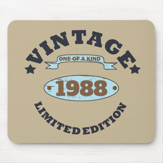 Gepersonaliseerd verjaardagscadeau muismat (Voorkant)