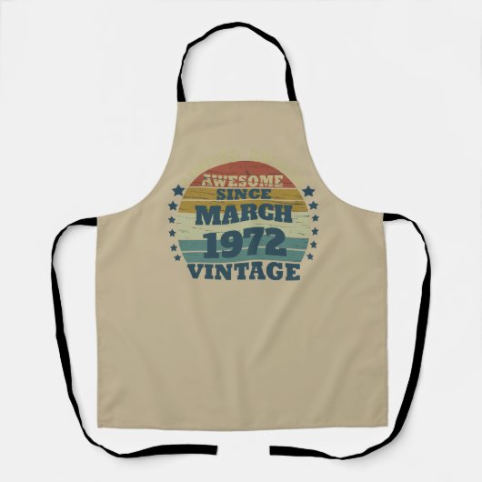 Gepersonaliseerd verjaardagscadeau schort (Voorkant)