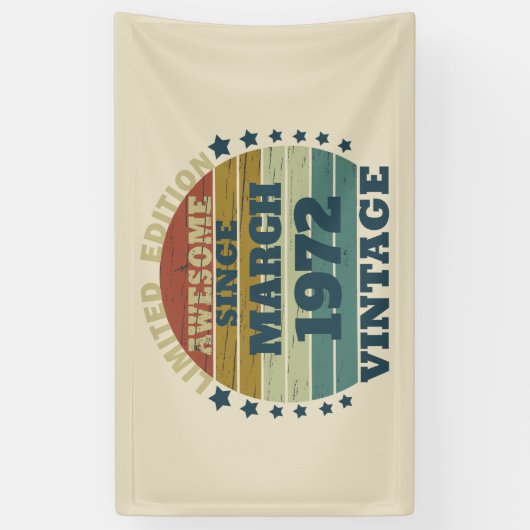 Gepersonaliseerd verjaardagscadeau spandoek (Verticaal)