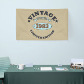 Gepersonaliseerd verjaardagscadeau spandoek (Beurs)