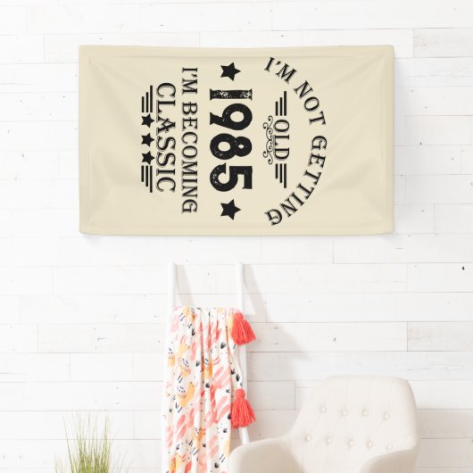 Gepersonaliseerd  verjaardagscadeau spandoek (Insitu)