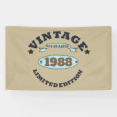 Gepersonaliseerd  verjaardagscadeau spandoek (Horizontaal)