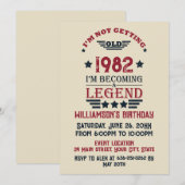 Gepersonaliseerd  verjaardagsfeestje kaart (Voorkant / Achterkant)