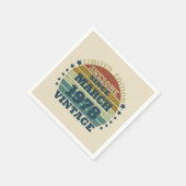 Gepersonaliseerd  verjaardagsfeestje servet (Hoek)