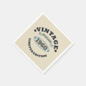 Gepersonaliseerd verjaardagsfeestje servet (Hoek)