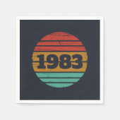 Gepersonaliseerd  verjaardagsfeestje servet (Voorkant)