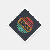 Gepersonaliseerd verjaardagsfeestje servet (Hoek)