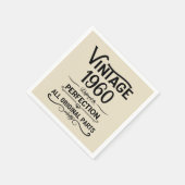 Gepersonaliseerd  verjaardagsfeestje servet (Hoek)