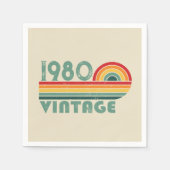 Gepersonaliseerd  verjaardagsfeestje servet (Voorkant)