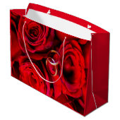 Gepersonaliseerd Verloving Gift Bag Groot Cadeauzakje (Achterkant Gekanteld)