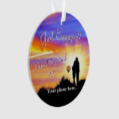 Gepersonaliseerd Verloving Ornament (voorkant)