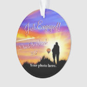 Gepersonaliseerd Verloving Ornament (voorkant)