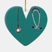 Gepersonaliseerd verpleegkundig Afstuderen Gift Keramisch Ornament (Achterkant)