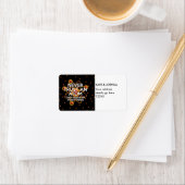 Gepersonaliseerd VERTROUW NOOIT EEN ATOM wetenscha Etiket (Insitu)