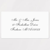 Gepersonaliseerd verzendlabels labels (Design 2)