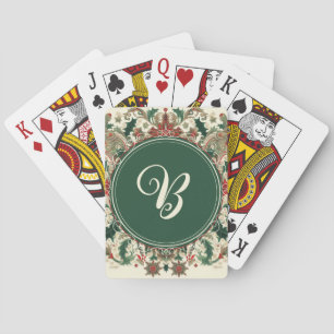 Gepersonaliseerd Victoriaans/Classic/Vintage Kerst Pokerkaarten