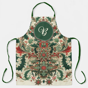 Gepersonaliseerd Victoriaans/Classic/Vintage Kerst Schort
