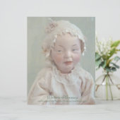 gepersonaliseerd Victoriaans meisje Doll Briefhoofd (Staand voorkant)