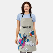 Gepersonaliseerd Vintage Super Grover Schort (Gedragen)