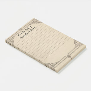 Gepersonaliseerd Vintage Vervallen Antiek Persoonl Post-it® Notes