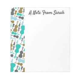 Gepersonaliseerd Violin Viola String Instrument Gi Notitieblok