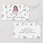 Gepersonaliseerd Visitekaartje Cattery Kattenpatro (Voorkant / Achterkant)