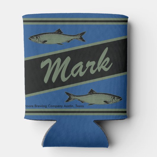 Gepersonaliseerd Vissen Design Water Cooler (Achterkant)