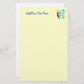 Gepersonaliseerd vlinder briefpapier (Voorkant / Achterkant)