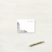 Gepersonaliseerd vlinder notitieblok post-it® notes (Op bureau)