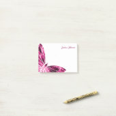 Gepersonaliseerd vlinder notitieblok post-it® notes (Op bureau)