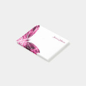 Gepersonaliseerd vlinder notitieblok post-it® notes (Schuin)
