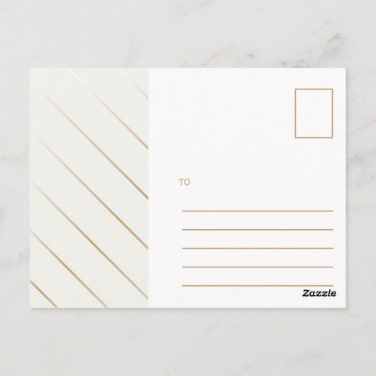 Gepersonaliseerd - Vloeiingspatroon Fancy Dank u Briefkaart (Achterkant)