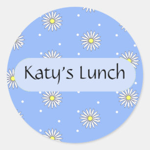 Gepersonaliseerd voedseletiket voor speciale diëte ronde sticker