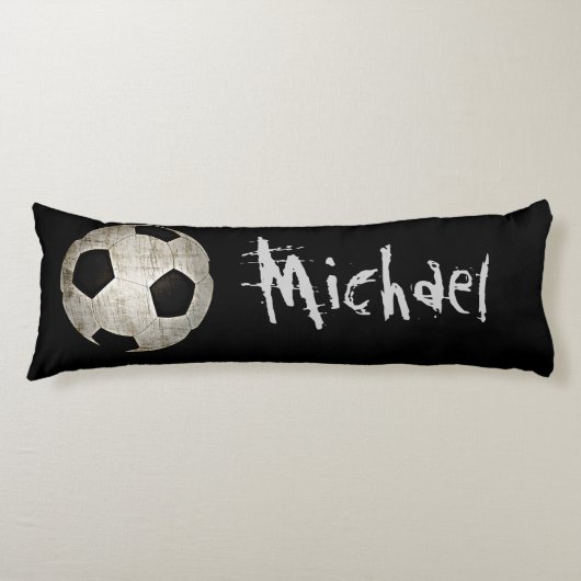 Gepersonaliseerd Voetbal Fun Body Pillow Lichaamskussen (Voorkant)