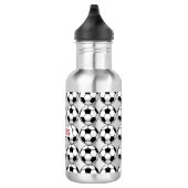 Gepersonaliseerd Voetbal met de Naam en het Aantal Waterfles (Rechts)