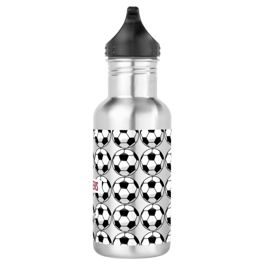 Gepersonaliseerd Voetbal met de Naam en het Aantal Waterfles (Rechts)