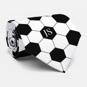 Gepersonaliseerd Voetbal monogram Stropdas (Opgerold)