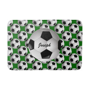 Gepersonaliseerd Voetbal op Football Patroon Badmat