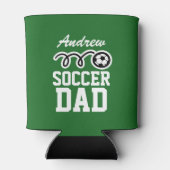 Gepersonaliseerd voetbal vader koelboxxen blikjeskoeler (Achterkant)