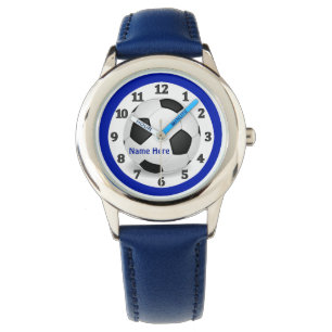 GEPERSONALISEERD Voetbalhorloge voor kinderen of v Horloge